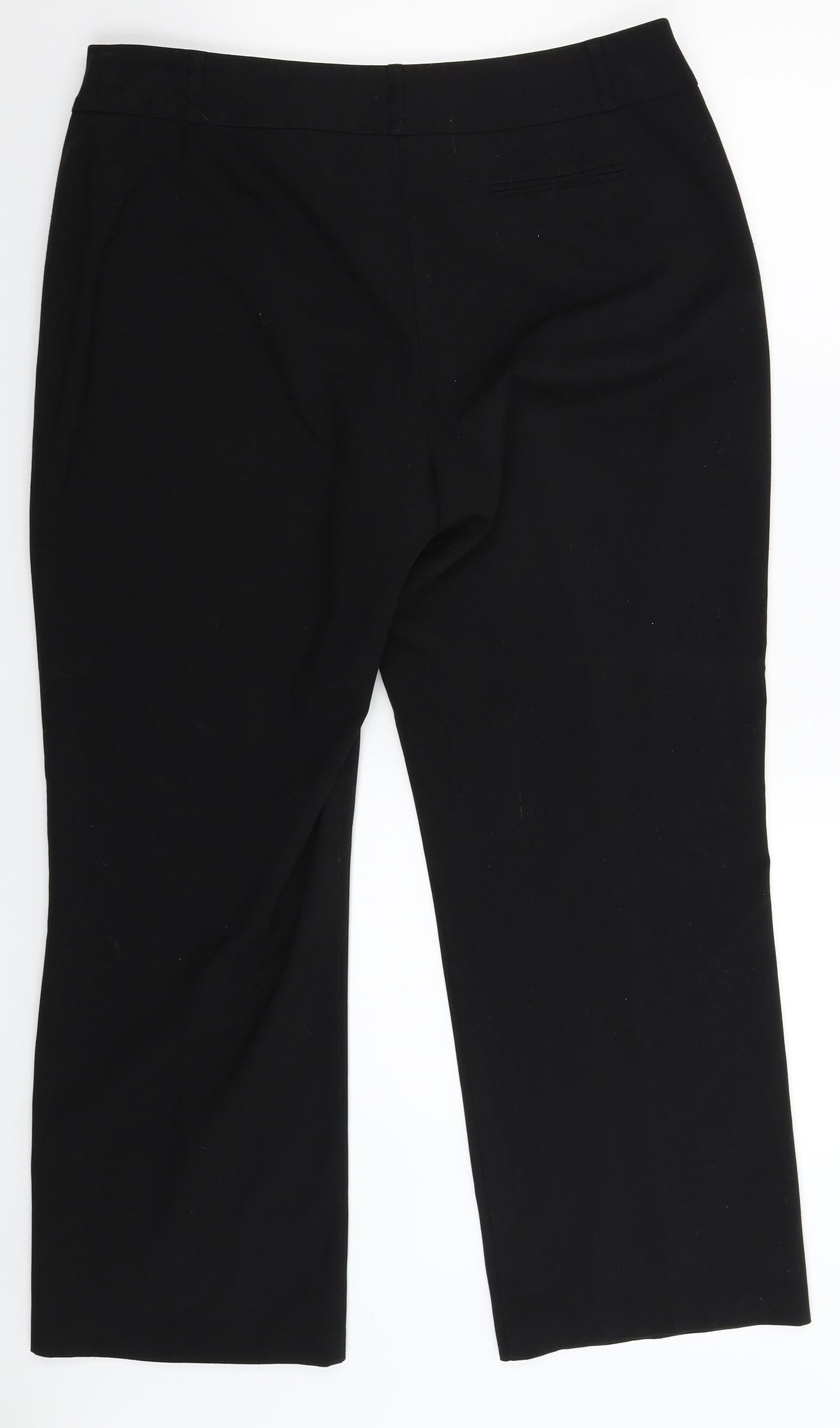 BHS Womens Black   Trousers  Size 14 L28 in