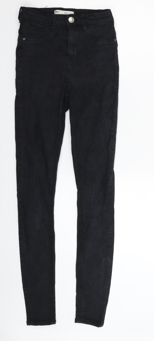 Preloved Gina Tricot Womens Black  Denim Jegging Jeans Size 26 in L28 in - Front