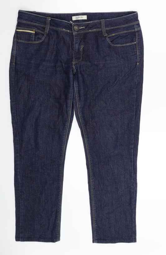 Pimkie Womens Blue  Denim Skinny Jeans Size 36 in L26 in