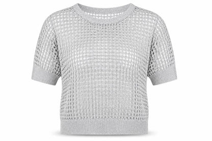 Flame Womens Silver   Pullover Jumper Size S