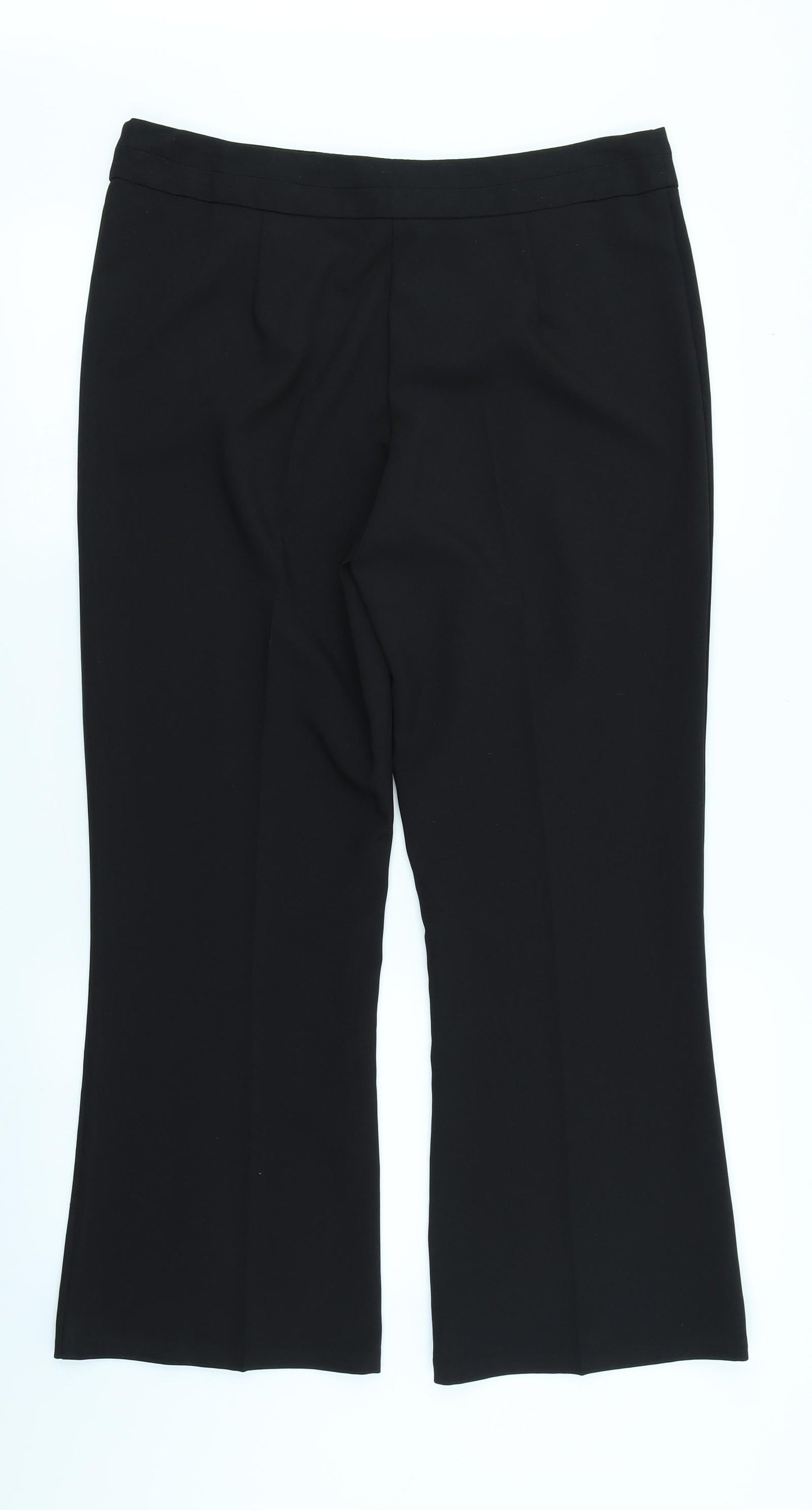 George Womens Black   Trousers  Size 14 L25 in