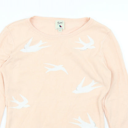 Preloved Yumi Womens Pink   Pullover Jumper Size S - Detail