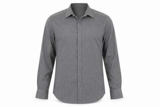 George Mens Grey    Button-Up Size 16
