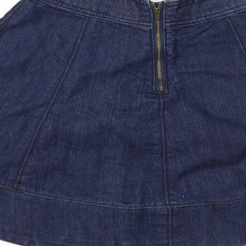 Internacionale Womens Blue  Denim Flare Set Size 8