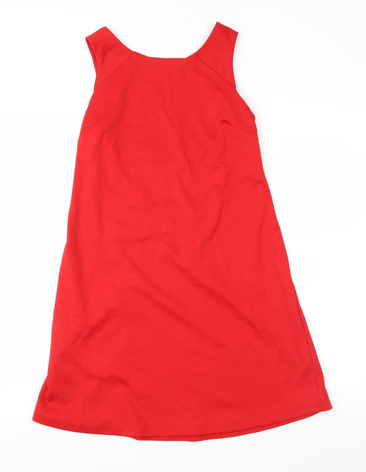 ASOS Womens Red  Jersey A-Line  Size 8