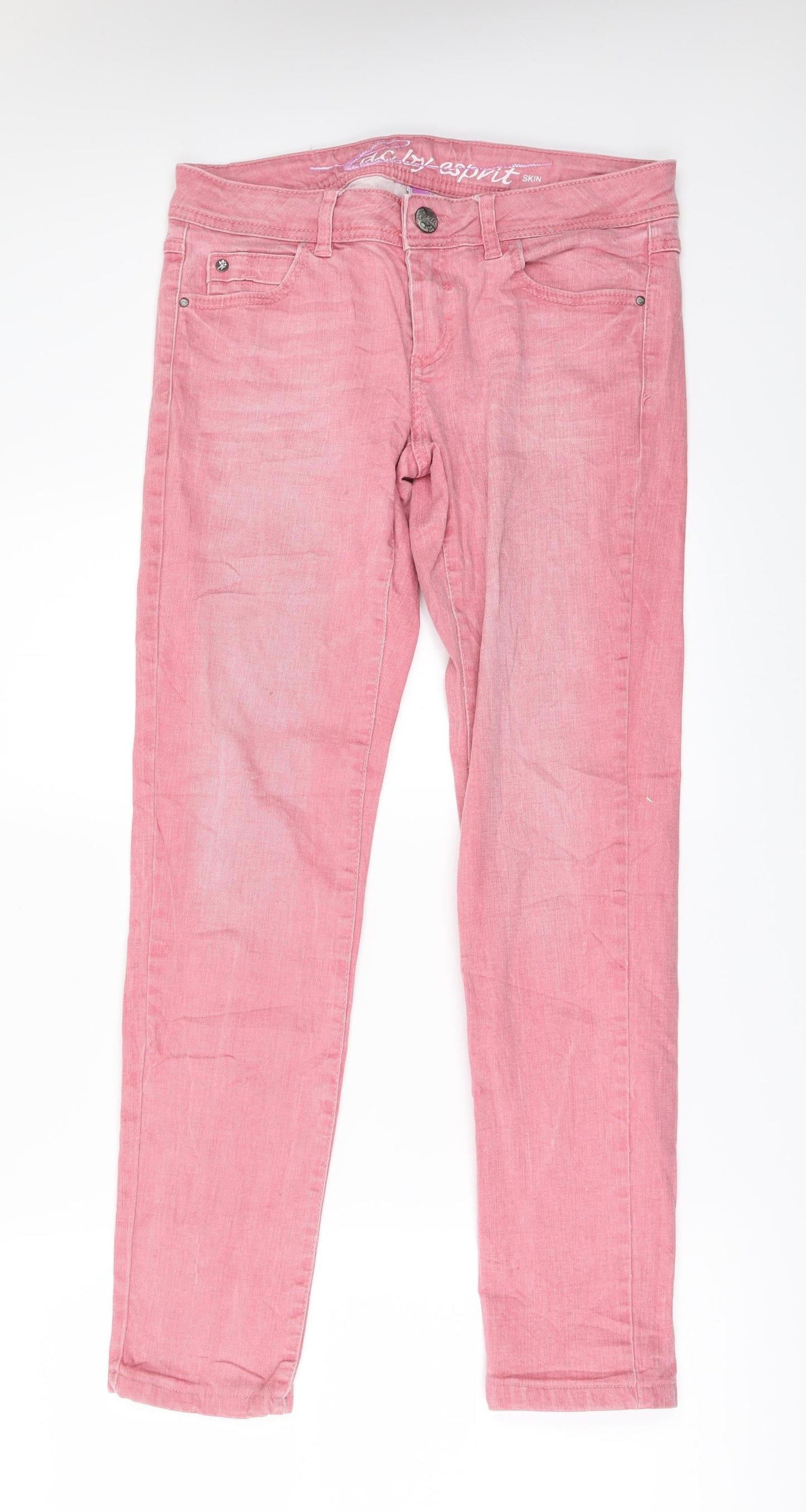 Esprit Womens Pink  Denim Skinny Jeans Size 28 in L30 in