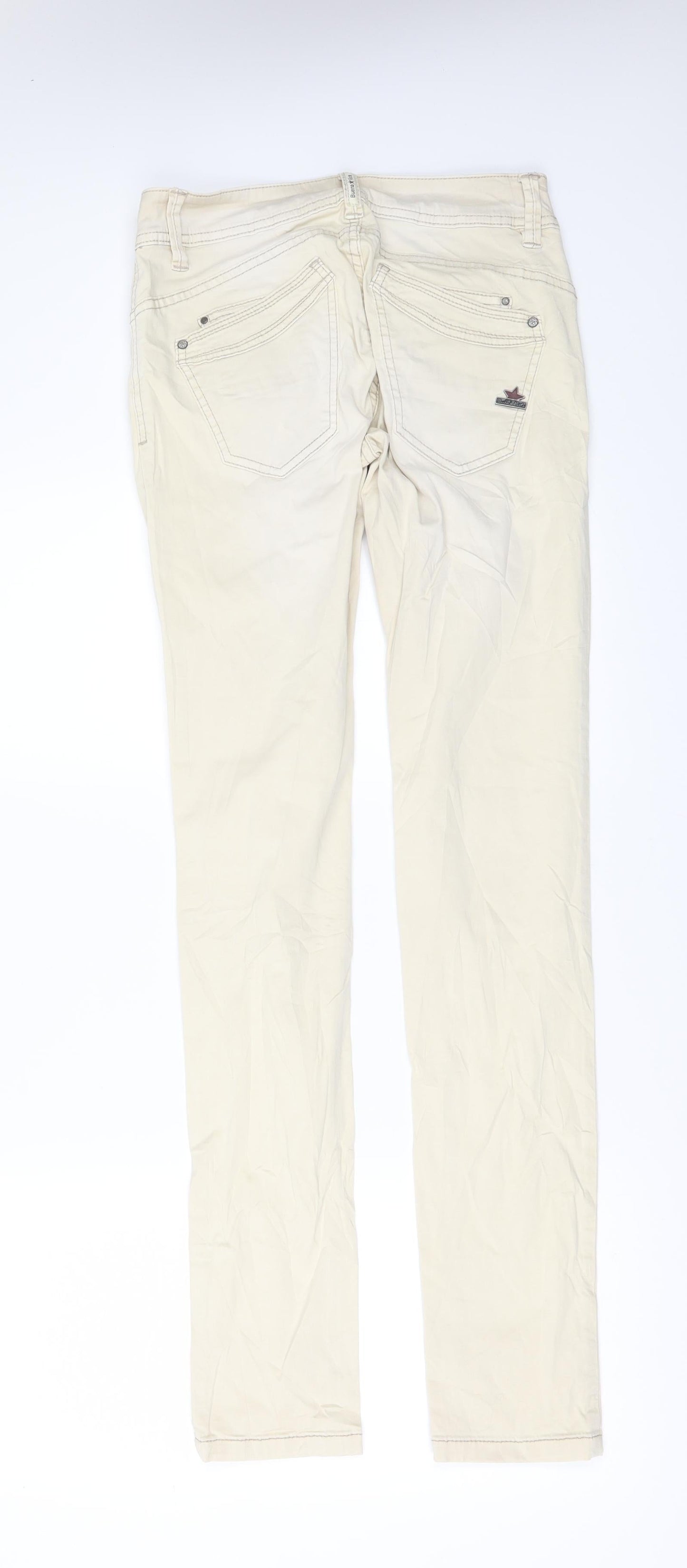 Buena Vista Womens Beige   Skinny Jeans Size 2XS L32 in