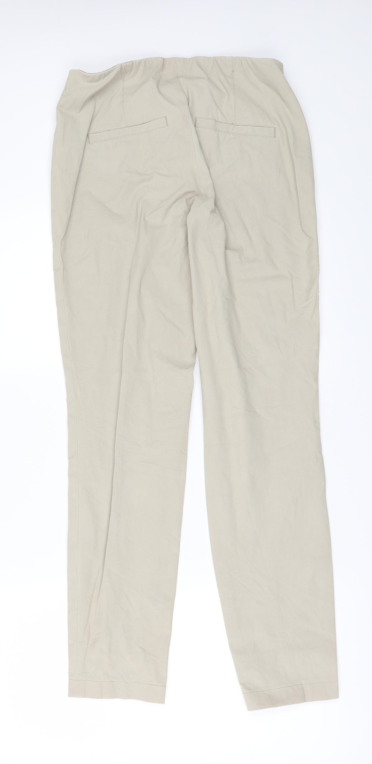 Cambio Womens Beige   Chino Trousers Size 32 in L28 in