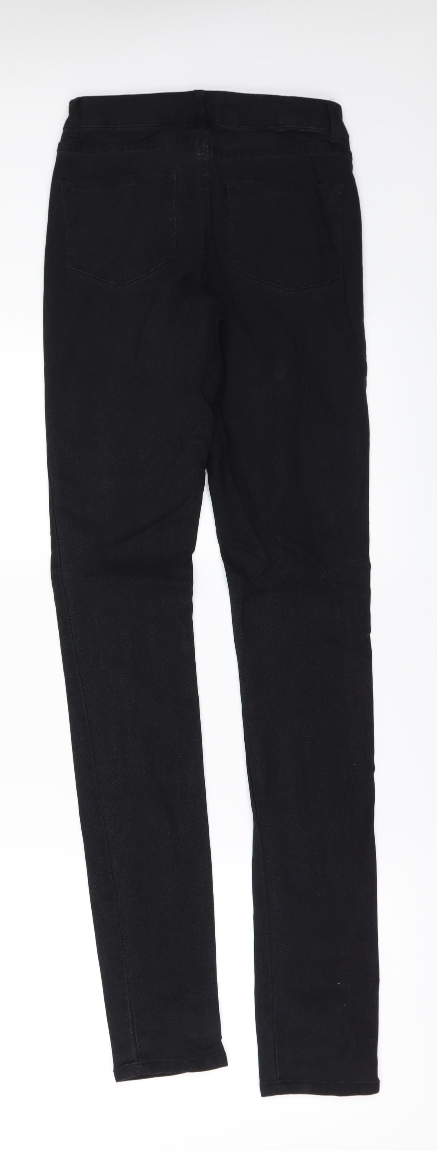 Pieces Womens Black  Denim Skinny Jeans Size 30 in L30 in