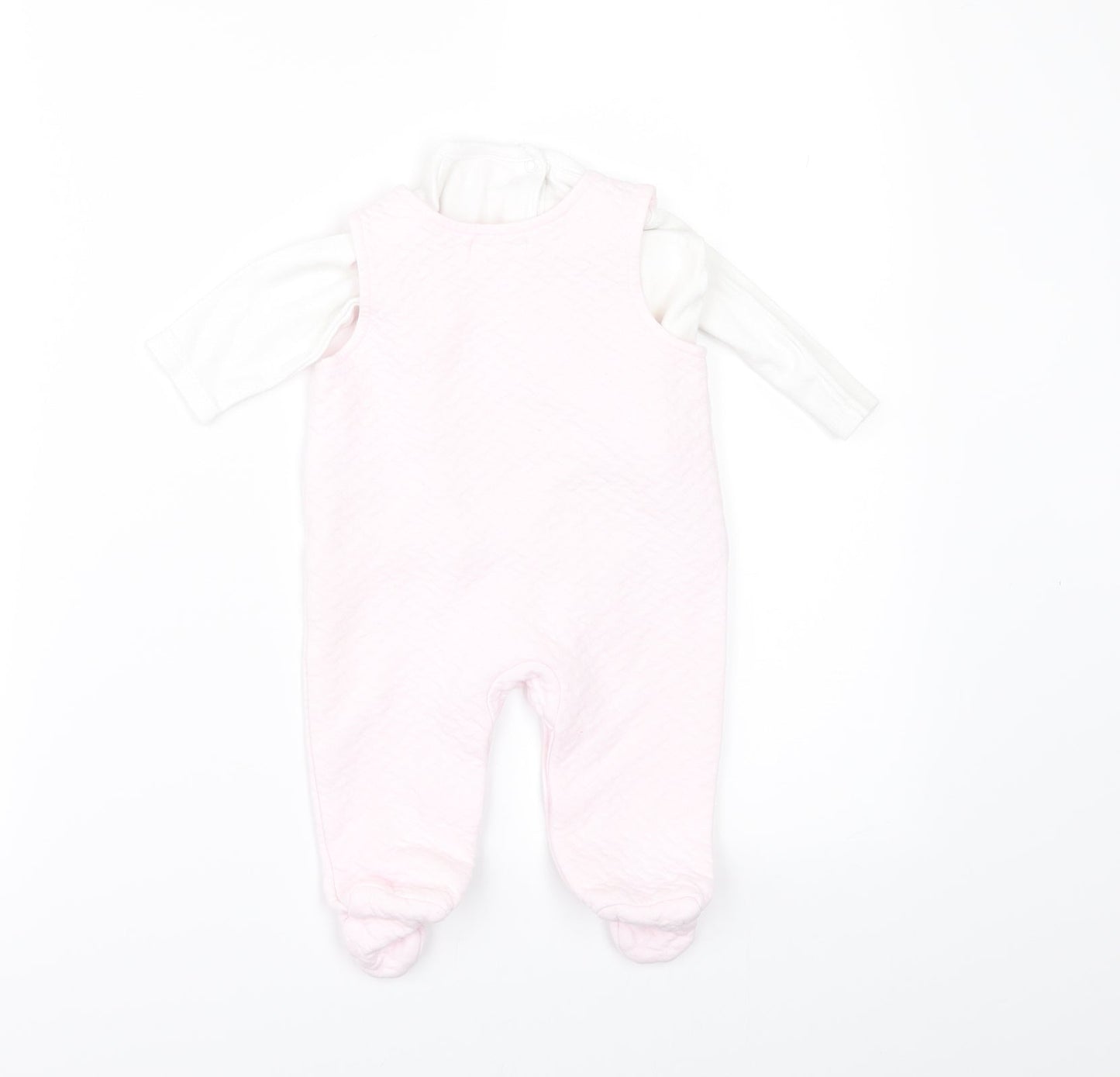 rock a bye Girls Pink   Romper One-Piece