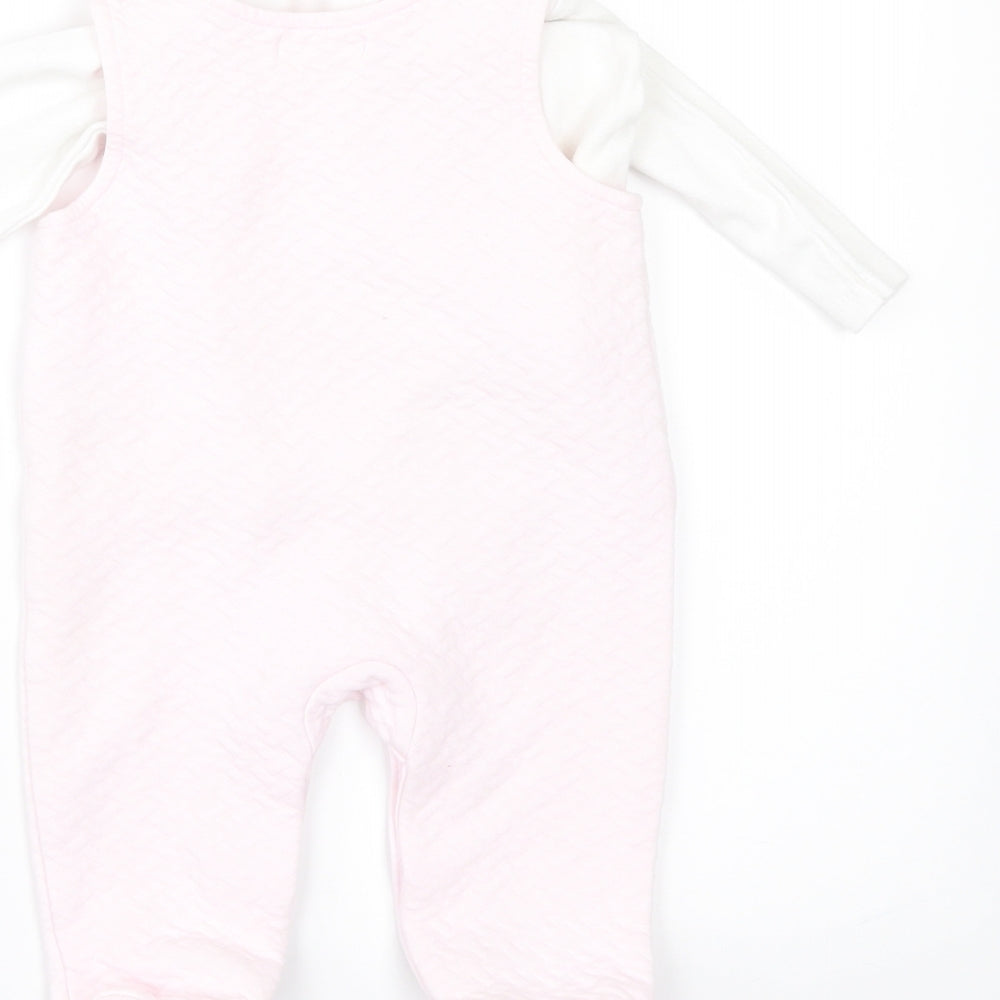 rock a bye Girls Pink   Romper One-Piece