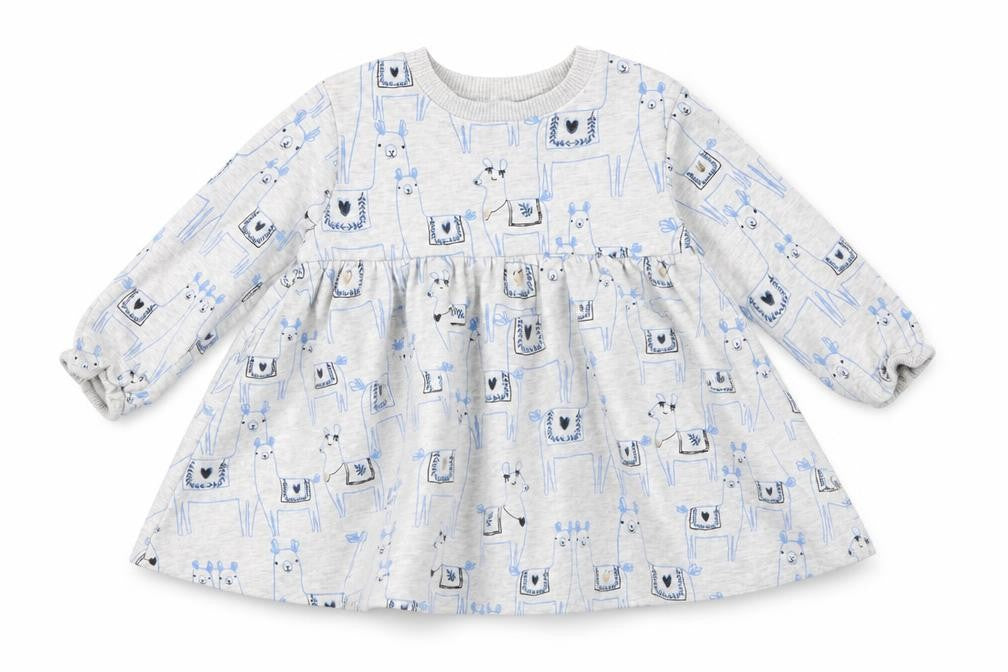 Marks & Spencer Girls Grey Geometric  A-Line  Size 3-6 Months