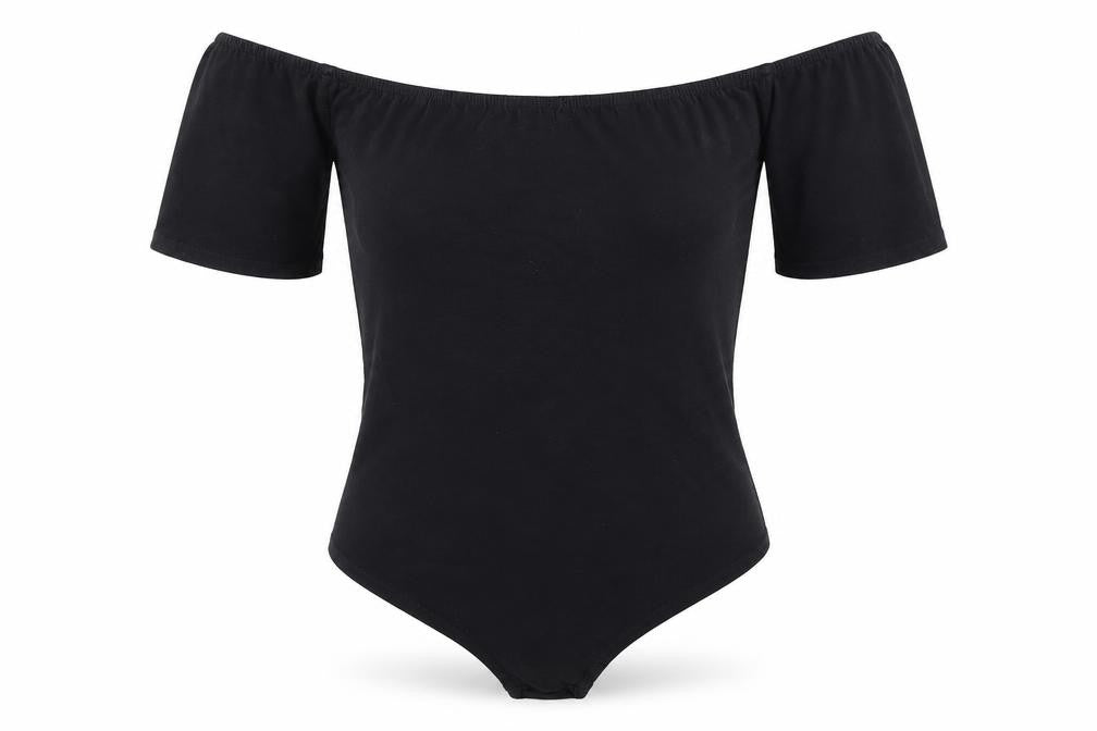 Missguided Womens Black   Bodysuit One-Piece Size 4
