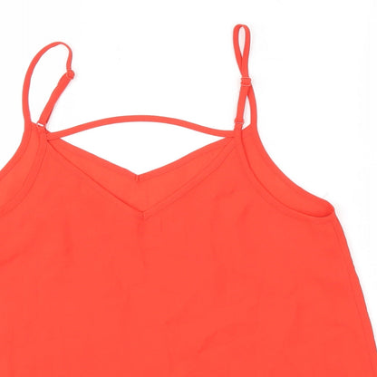 Primark Womens Red   Camisole Blouse Size 10
