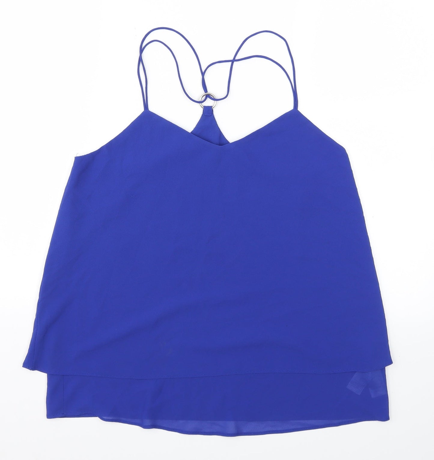 New Look Womens Blue   Basic Blouse Size 10