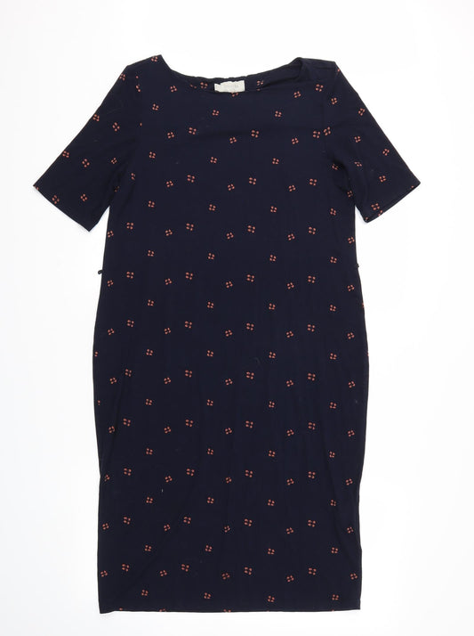 HOBS  Womens Blue Floral  Fit & Flare  Size 12