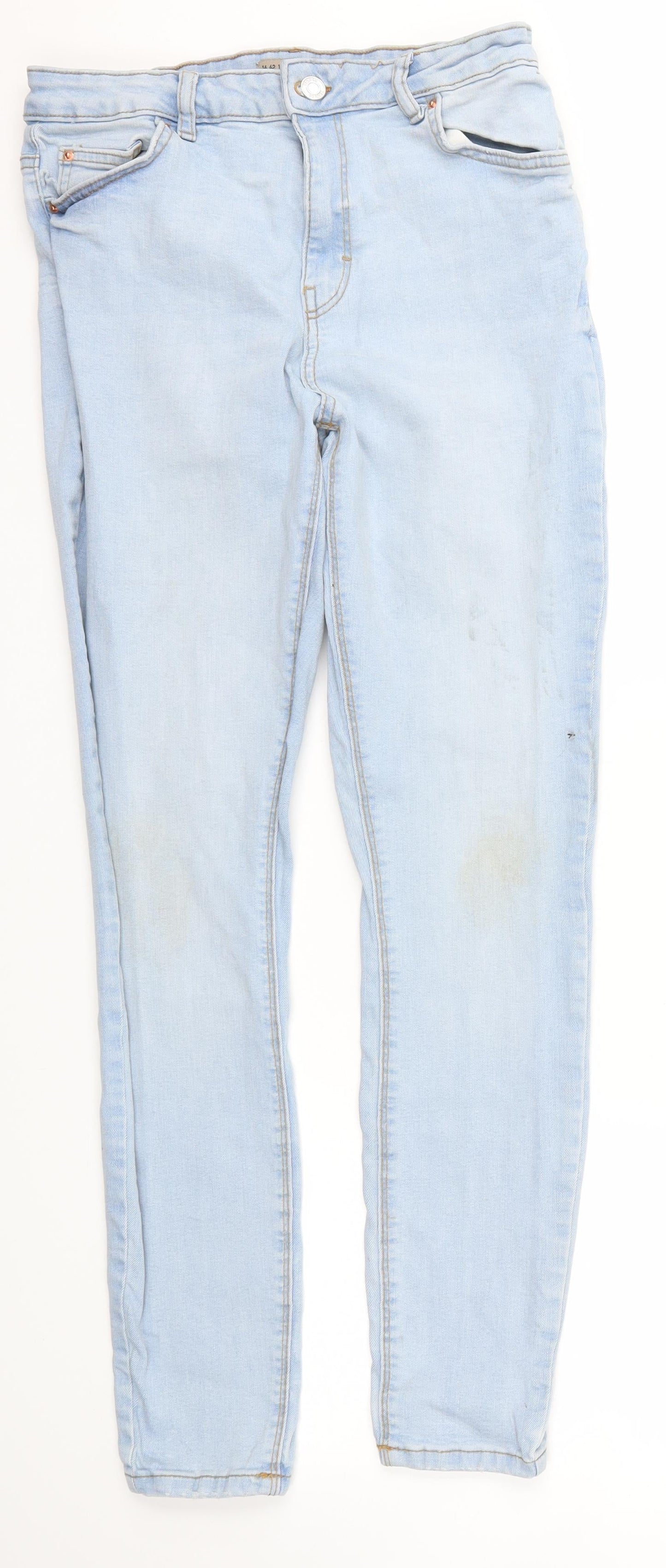 denim&co Womens Blue   Skinny Jeans Size 14 L28 in