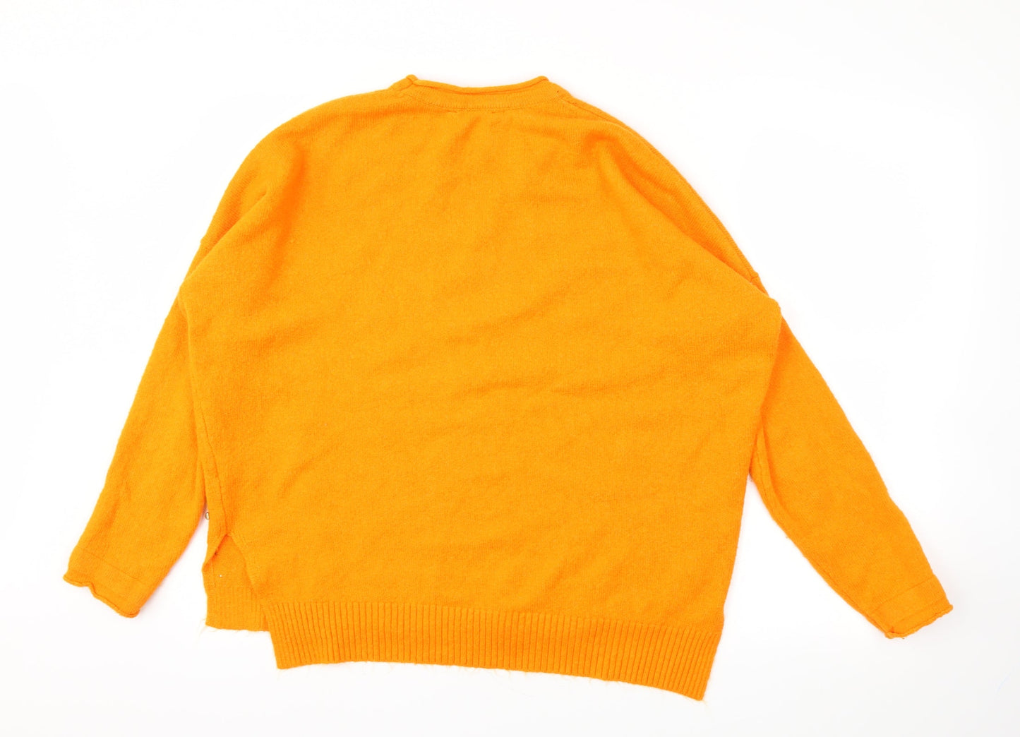 Star Womens Orange   Pullover Jumper Size 14