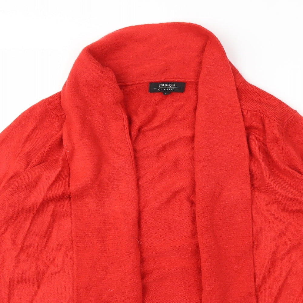 Matalan Womens Red   Cardigan Jumper Size 14