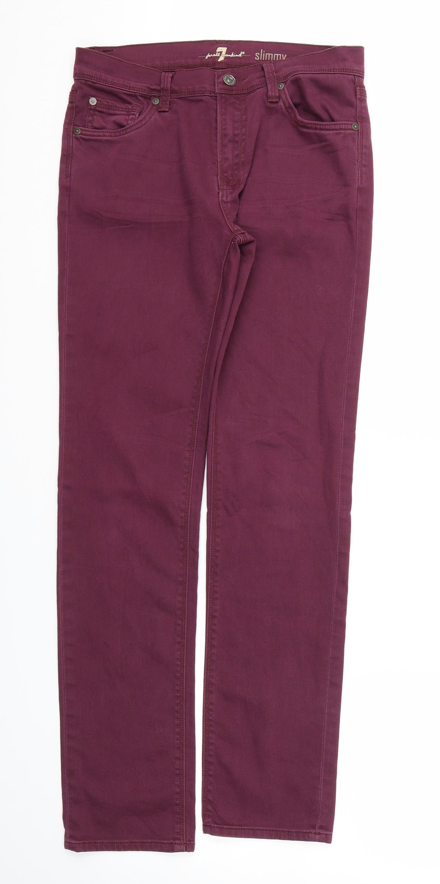 Preworn Womens Pink   Straight Jeans Size 30 L30 in