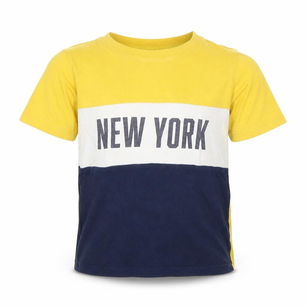 H&M Boys Yellow   Basic T-Shirt Size 5-6 Years