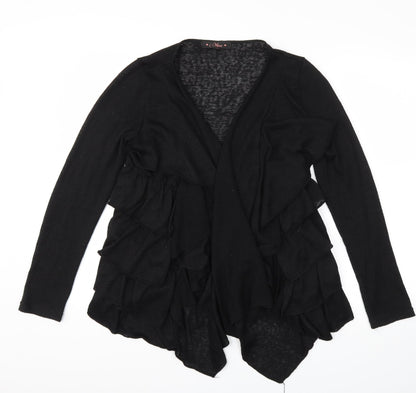 Preloved Miso Womens Black   Cardigan Jumper Size 12 - Front