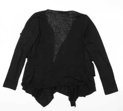 Preloved Miso Womens Black   Cardigan Jumper Size 12 - Back