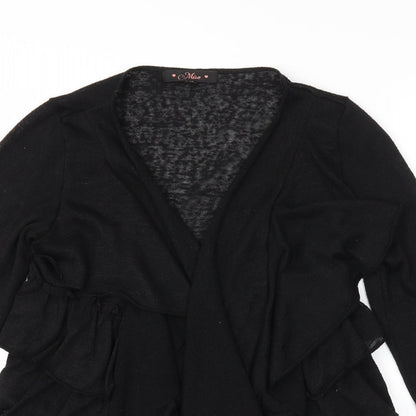Preloved Miso Womens Black   Cardigan Jumper Size 12 - Detail
