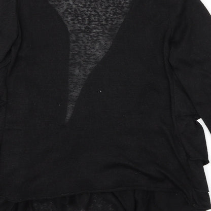 Preloved Miso Womens Black   Cardigan Jumper Size 12 - Label