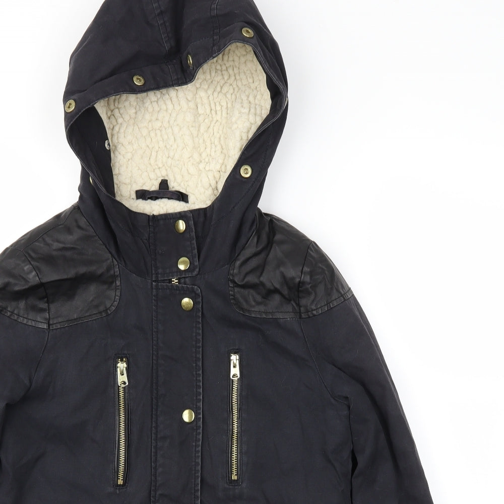Topshop Womens Black   Jacket Coat Size 6