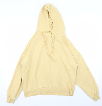 Preloved pull & bear Womens Yellow   Pullover Jumper Size 6 - Front