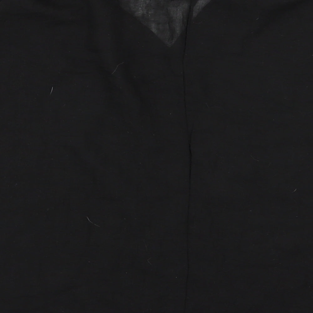 Preworn Womens Black   Basic Blouse Size 2XL