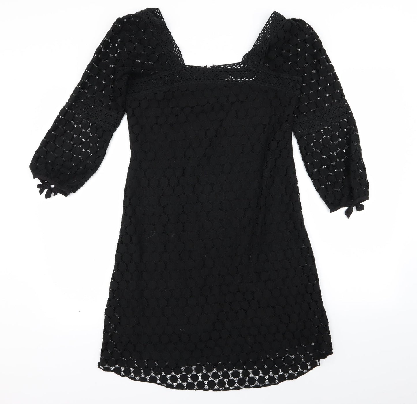 Solitaire Womens Black   Fit & Flare  Size S