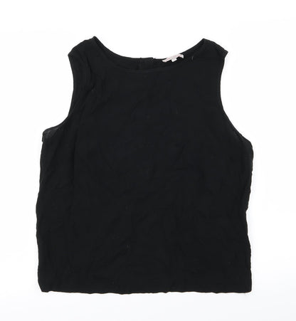 Preloved be beau Womens Black   Basic Tank Size 12 - Front