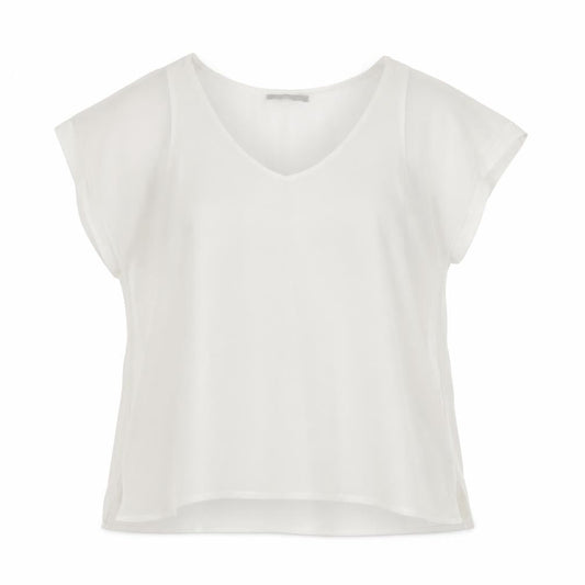 Marks and Spencer Womens White   Basic Blouse Size 14  - tank under blouse