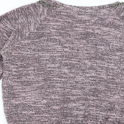 Topshop Womens Pink   Pullover Jumper Size 10  - chain