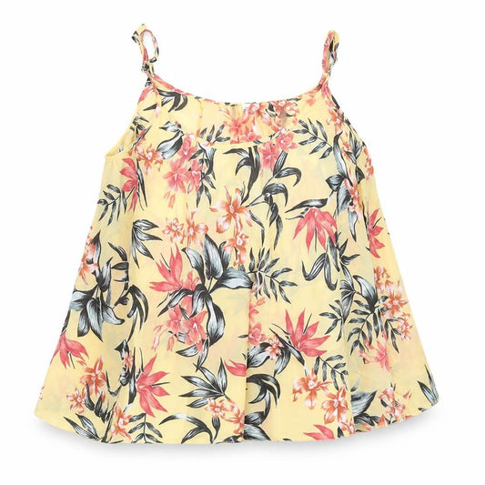 H&M Womens Yellow Floral  Camisole Blouse Size 4