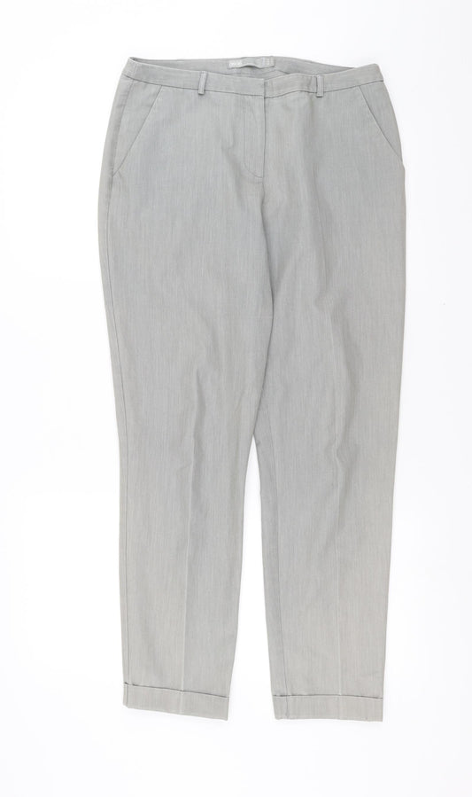 ASOS Womens Grey   Trousers  Size 10 L28 in