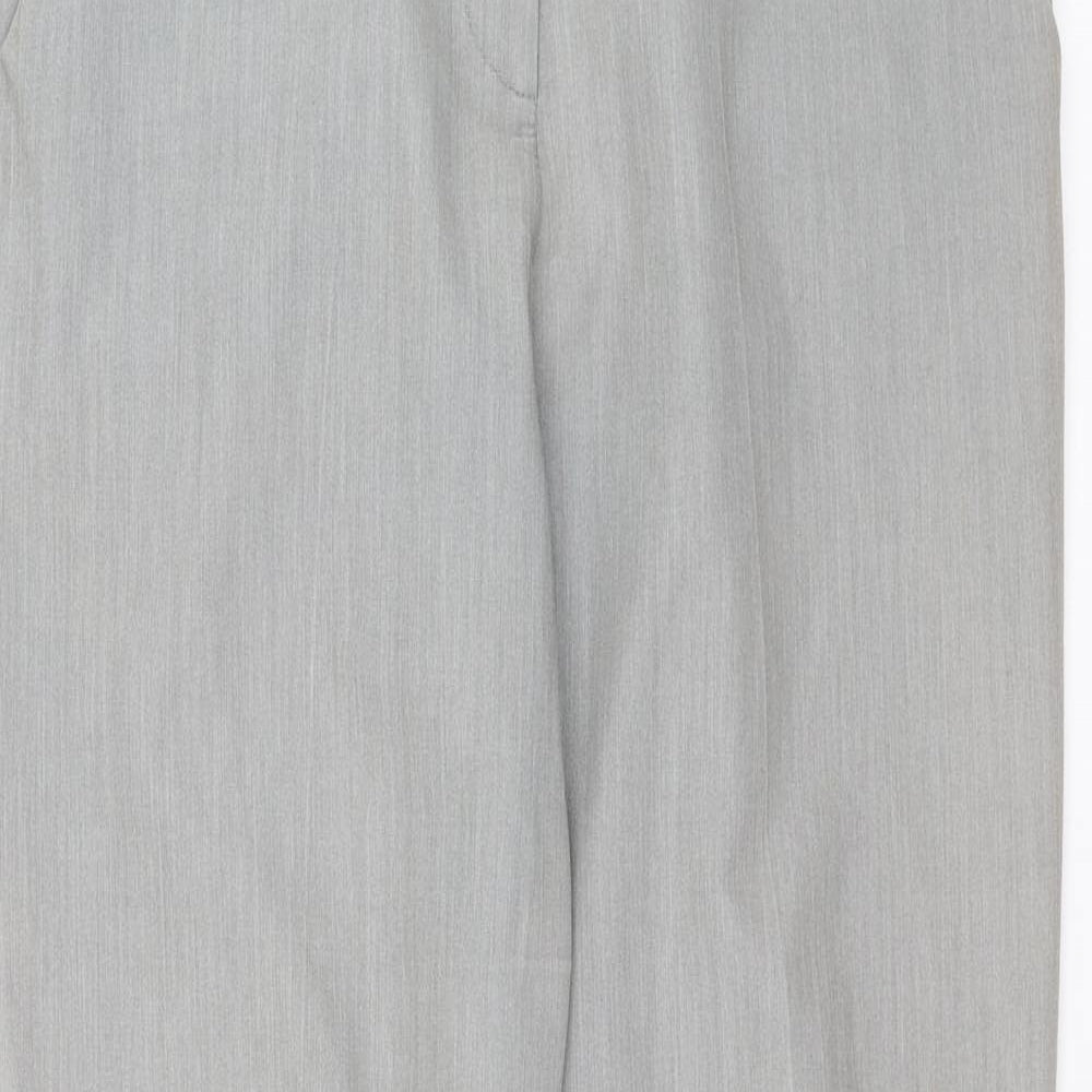 ASOS Womens Grey   Trousers  Size 10 L28 in