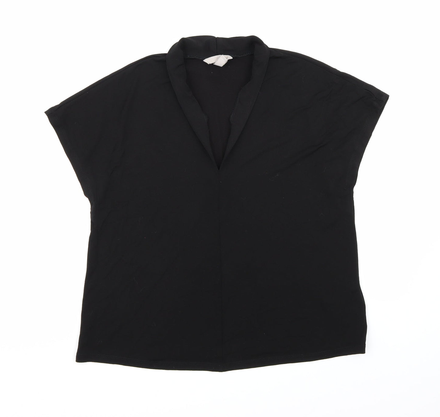 H&M Womens Black   Basic Blouse Size M