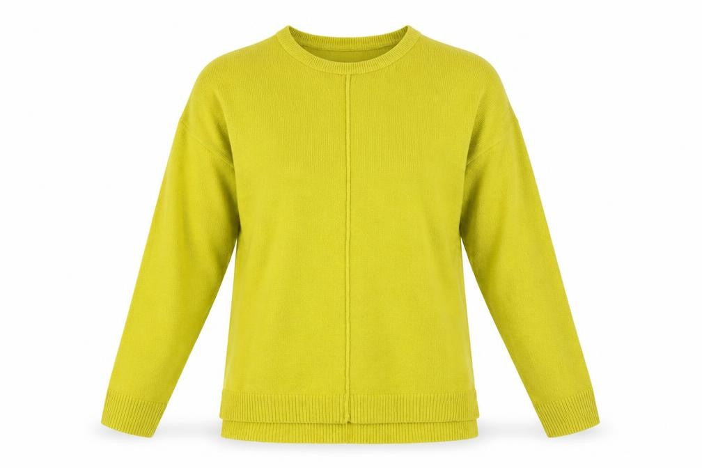 PEP&CO Womens Yellow  Knit Pullover Jumper Size 8