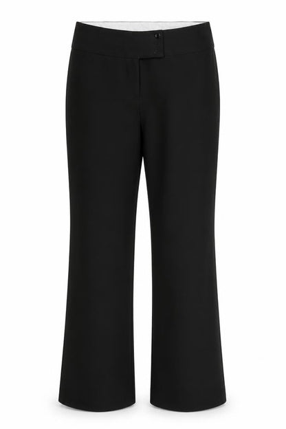 Preworn Womens Black  Rayon Dress Pants Trousers Size 10 L28 in