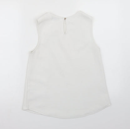 Papaya Womens White   Basic Tank Size 8