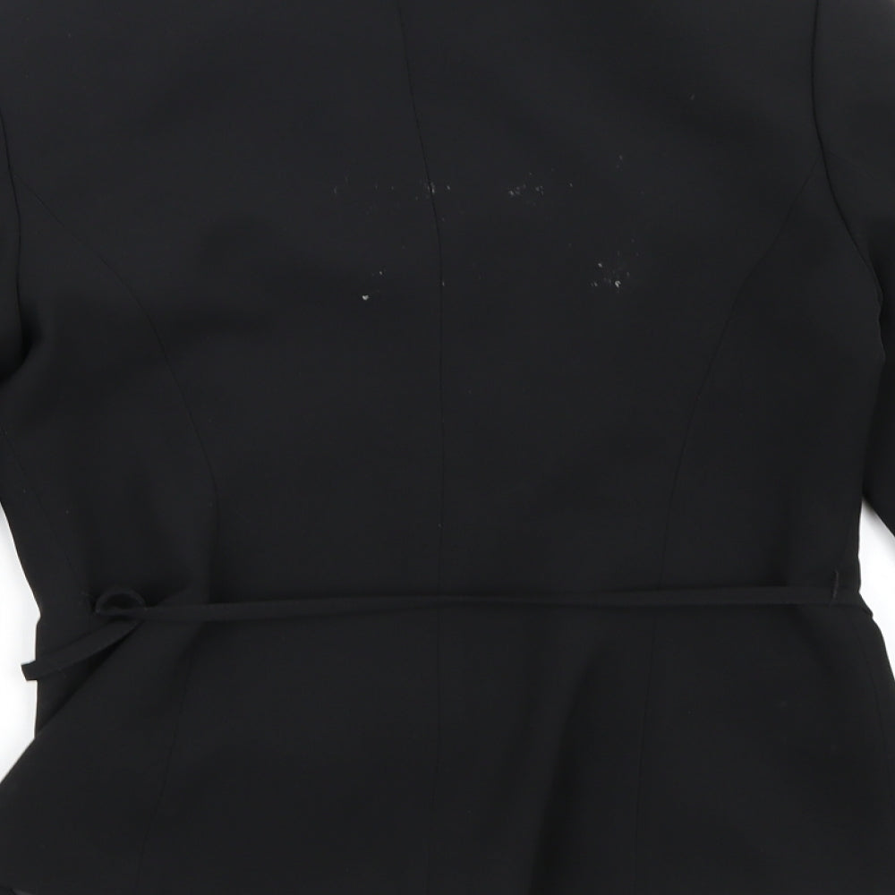 NEXT Womens Black  Rayon Jacket Blazer Size 8
