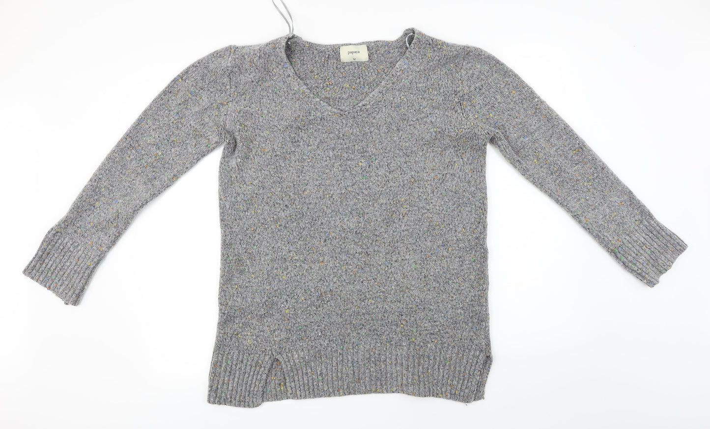 Papaya  Womens Grey   Pullover Jumper Size M