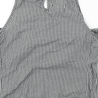 Atmosphere  Womens White Check  Basic Blouse Size 6