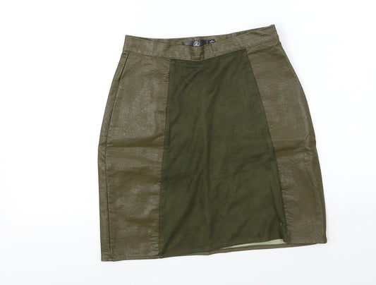 Misguided   Womens Brown   A-Line Skirt Size 8