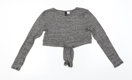 H&M  Womens Grey   Pullover Jumper Size S