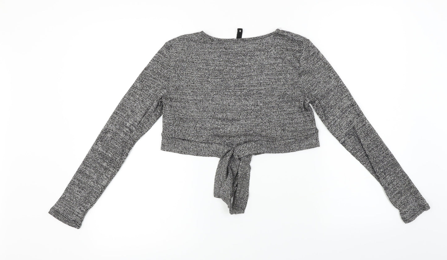 H&M  Womens Grey   Pullover Jumper Size S
