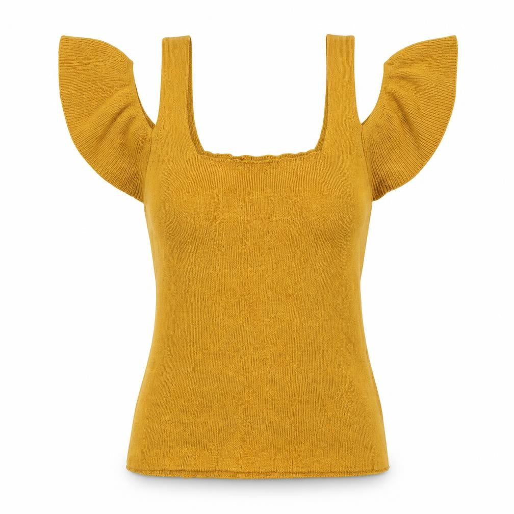 Topshop  Womens Yellow   Pullover Jumper Size 8